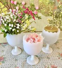 Milk Glass Vase Milk Glass Bowl Milk