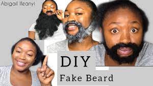 diy fake beard how to make fake beard