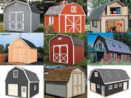 Gambrel Barn Style Shed Plans