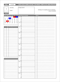Daily Work Log Templates 10 Free Word Excel Pdf Formats