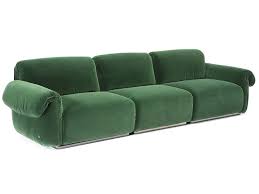 Seater Velvet Sofa By Natuzzi Italia