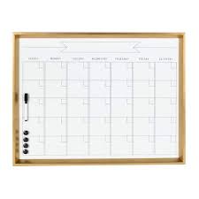 Dry Erase Calendar Memo Board