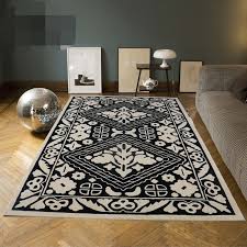 black white persia carpets floor carpet