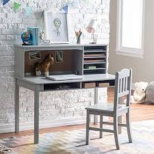 Choose from contactless same day delivery, drive up and more. Guidecraft Children S Media Desk And Chair Set Gray Student S Study Computer Workstation And Writing Table With Hutch And Storage Shelves Wooden Kids Bedroom Furniture Buy Online In Aruba At Aruba Desertcart Com Productid