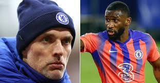 Antonio rudiger has been sporting a face mask for around a monthcredit: Antonio Rudiger Sent Home By Thomas Tuchel After Chelsea Training Row