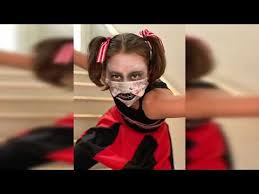 zombie cheerleader costume and face