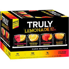 Truly Lemonade Seltzer Variety Mix Pack | 12 pack of 12 oz Can