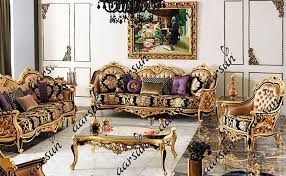 8 seater wooden royal antique sofa set