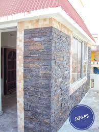 Brown Stacked Stone Wall Tiles