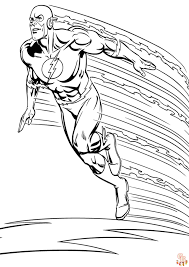 flash coloring pages fun and easy