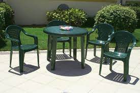 round plastic garden table sst 125