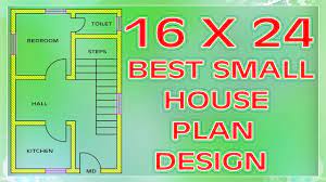 16x24 best small house plan rk home
