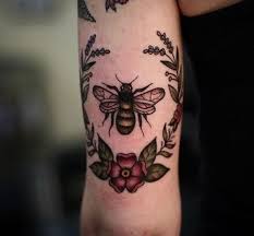 Cute bumble bee tattoo design. 15 Latest And Beautiful Bee Tattoo Designs Styles At Life