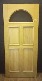 Exterior Wooden Door With Top Half Moon
