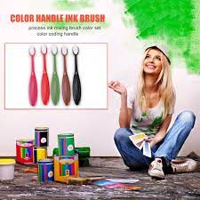 5pcs colorful blender brushes makeup