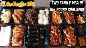 ono hawaiian bbq two family meals in
