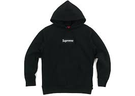 Supreme red box logo black hoodie. Supreme Box Logo Hooded Sweatshirt Black Fw16