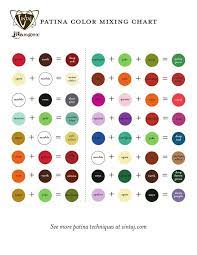 Patina Color Mixing Chart Color