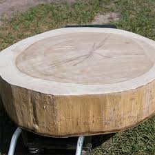 Make A Tree Stump Coffee Table