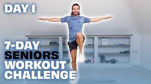 7 day seniors workout challenge day 1