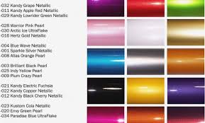 62 Systematic Matte Car Paint Color Chart