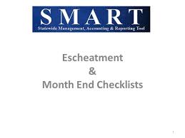 Escheatment Month End Checklists 1 Topics Escheatment