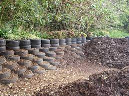 tyre retaining walls wellington road
