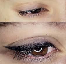 permanent eyeliner from a cosmetic