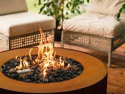 Galio Star Corten Outdoor Fireplace By