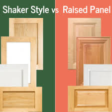 shaker vs raised panel cabinet doors