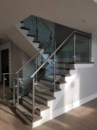 Panel Stair Glass Railing For Home At
