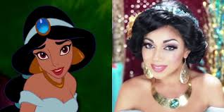 how to do princess jasmine s makeup aladdin makeup and costume tutorial