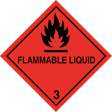 cl 3 placard flammable liquid