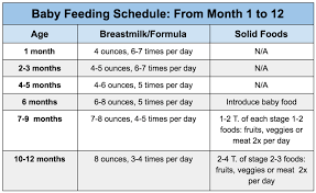 Baby Feeding Schedule An Easy Guide For The First Year