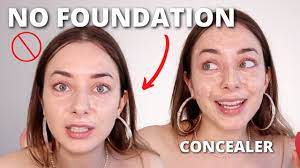 wear concealer instead of foundation
