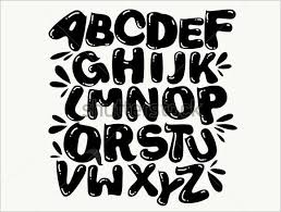 48 alphabet bubble letters free