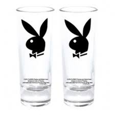 Playboy bunnies are essentially models, even the ones you see on the internet. Set Of 2 Mini Glasses Playboy
