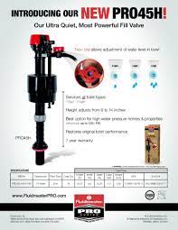 fluidmaster pro45h fill valve with