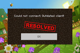 how to fix minecraft outdated client