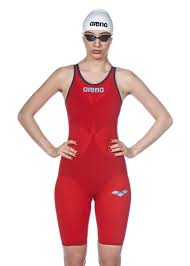 Arena Powerskin Carbon Air Open Back Kneeskin Red Blue