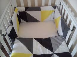 geometric cot bedding clothing
