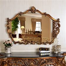 Large Antique Framed Mirror Decorative