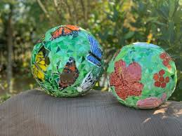Buy Mosaic Gazing Ball Norwegian