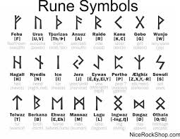 Rune Symbol Chart Rune Symbols Runic Alphabet Runes