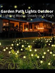 2pcs Solar Powered Garden Lights