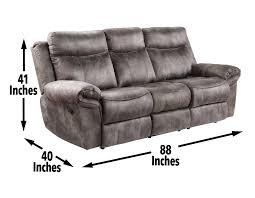 nashville manual reclining sofa w drop