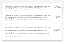 Visually, 2.5 paragraphs per page looks very nice. Best Ux Practices For Line Spacing 6 Golden Rules Justinmind