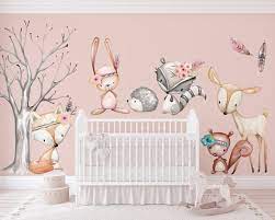 Fox Tribe Woodland Nursery Decor Forest