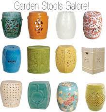 ceramic garden stools