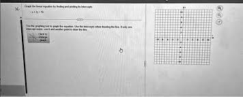 Solved Text Graph The Linear Equation